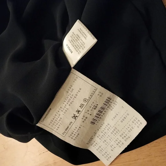 Giorgio Armani Dark Navy Mini Dress ITA 40 - Picture 3 of 3